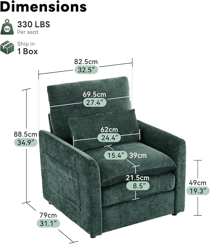 Chenille-green