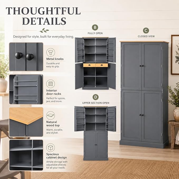 Gray + Mdf + Farmhouse