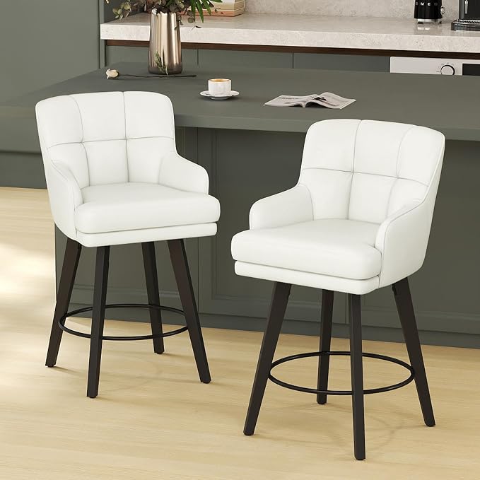 White- Faux Leather
