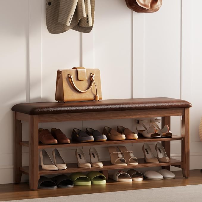 Walnut-leather Seat