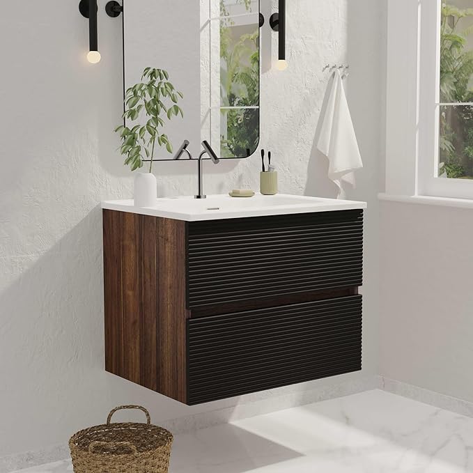 Walnut+black / Single Hole