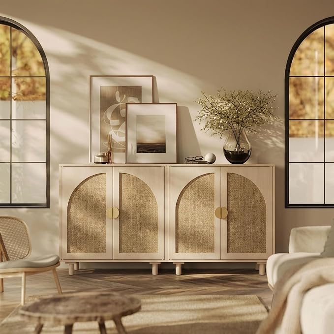 Rattan Doors-beige-1pcs