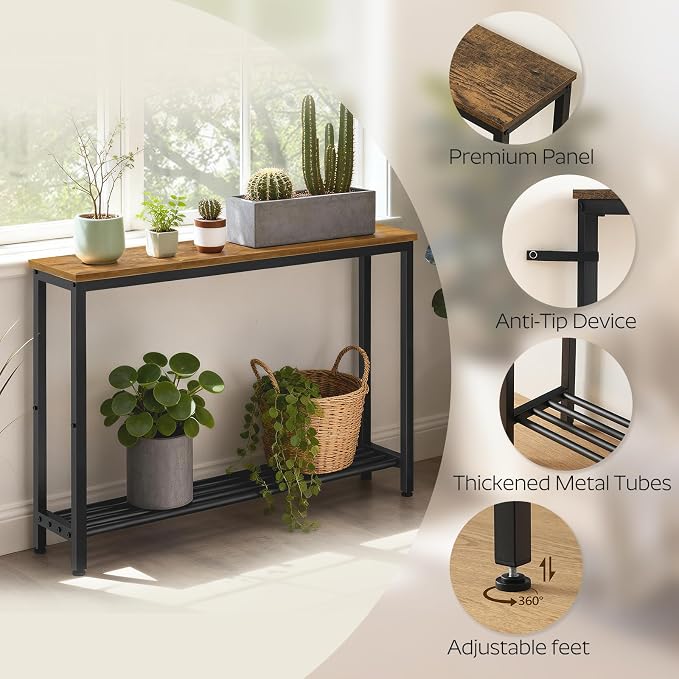 Rustic Brown + Black