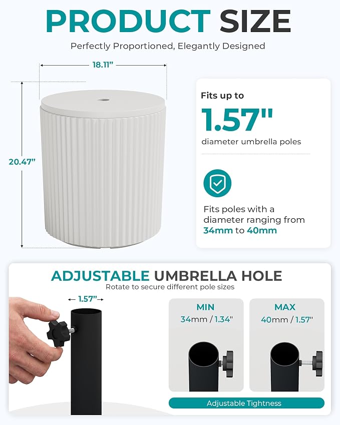 Beige（umbrella Hole）