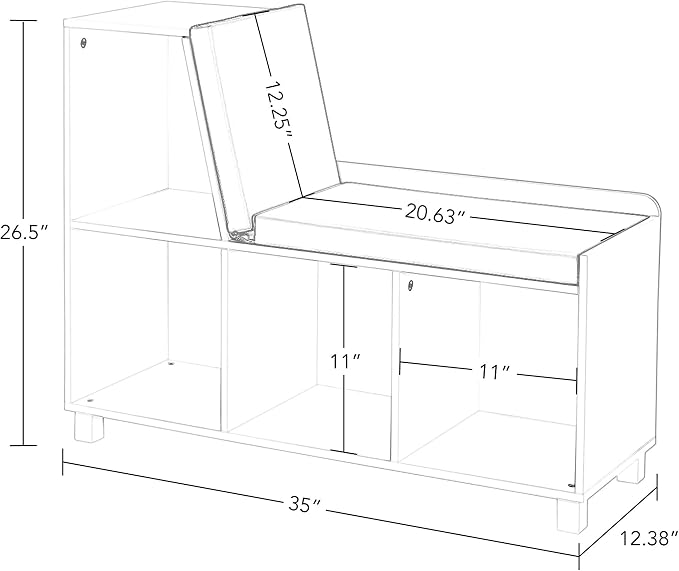 Pure White With Gray Bins