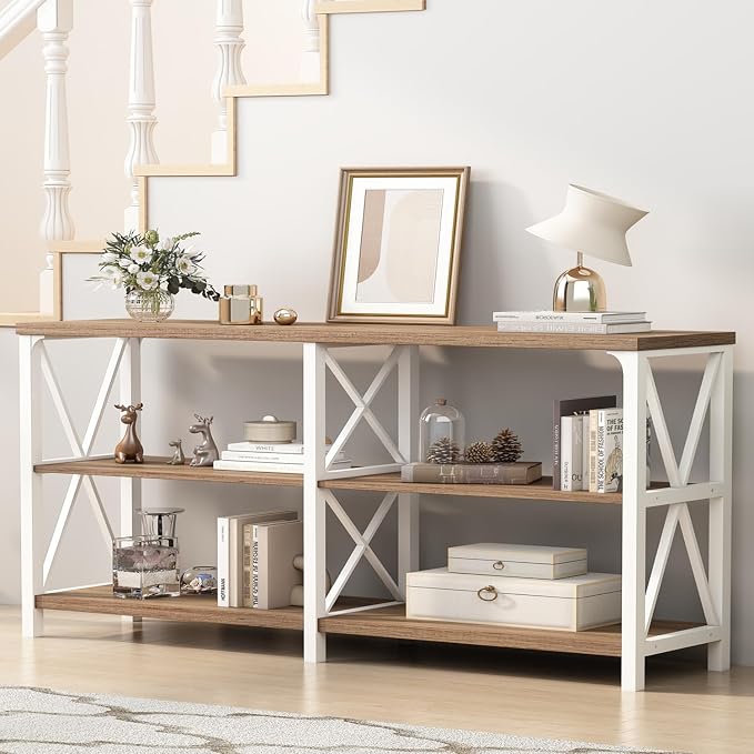 White and Rustic Oak
