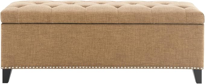 Linen Fabric - Camel 47.5''w