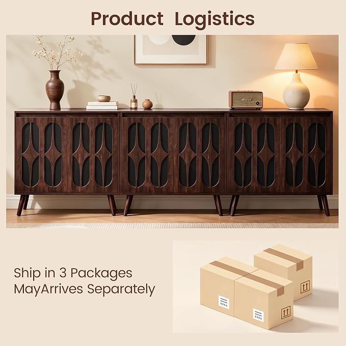 Black Brown Walnut 3pc