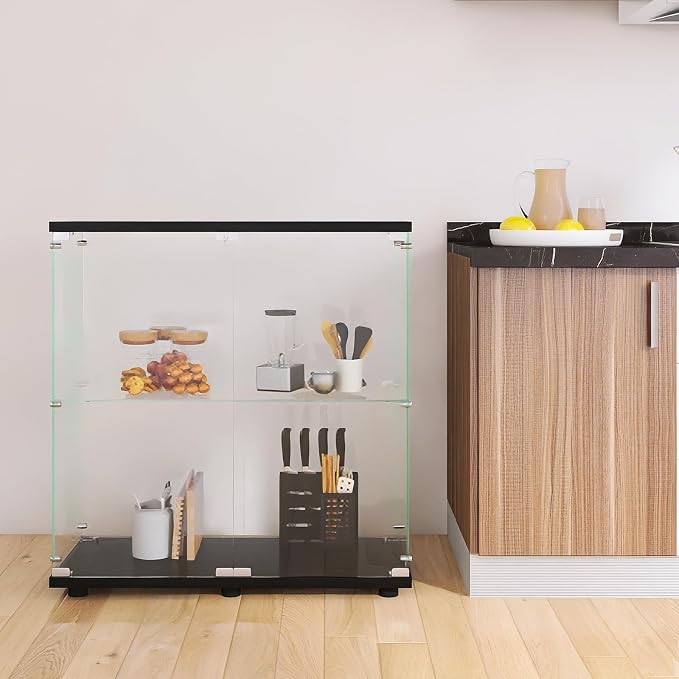 2-door 2-shelf, Black
