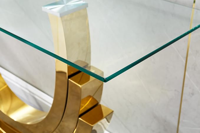 Gold Console Table