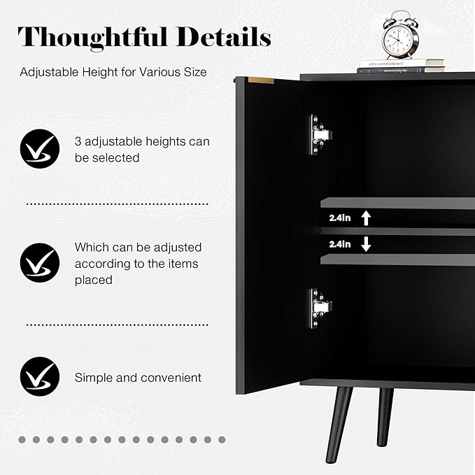 Black丨fluted Panel