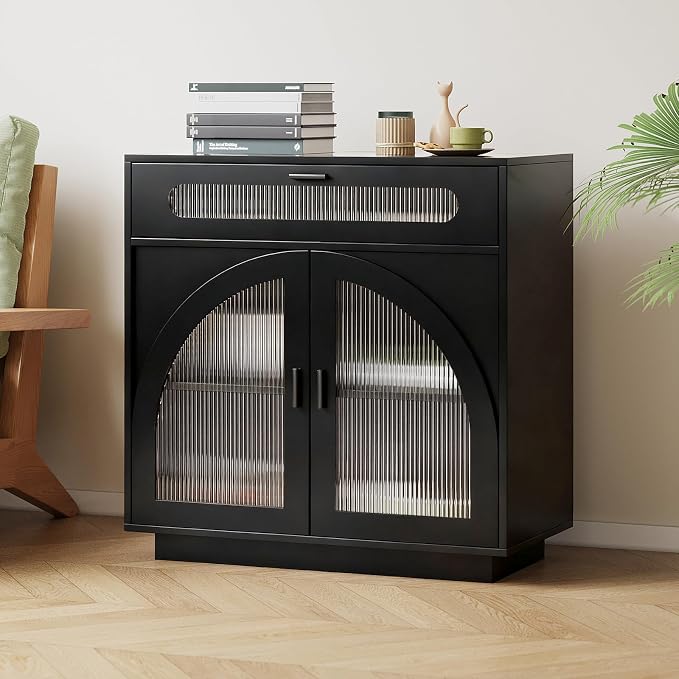 Sideboard W/Drawers_black