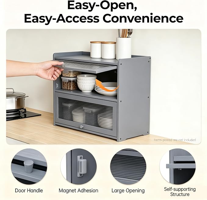 Gray, 2-tier
