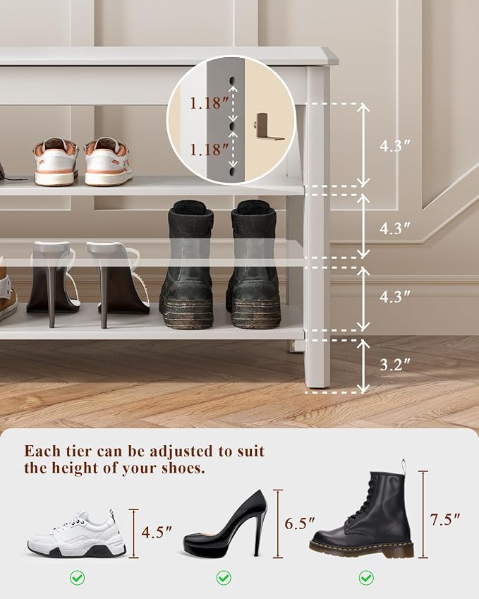White-3 Tier(wood)