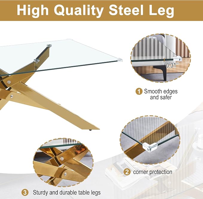 Gold-coffee Table
