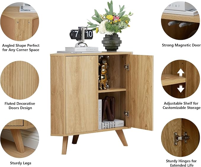 Corner Cabinet Natural