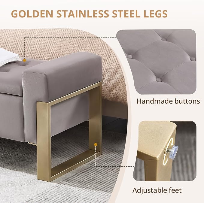 Velvet Khaki Grey