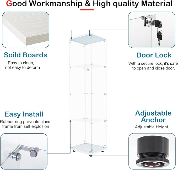 White - 4 Shelves(led)