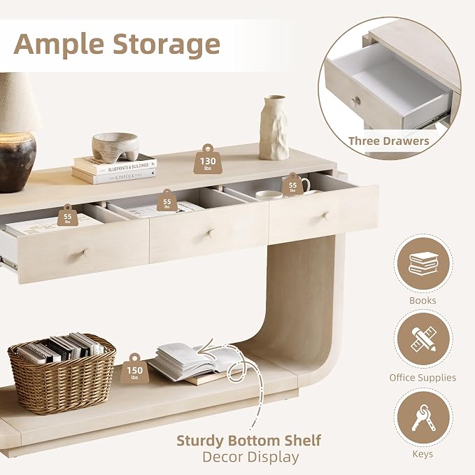 55.1inch-2 Tier-beige