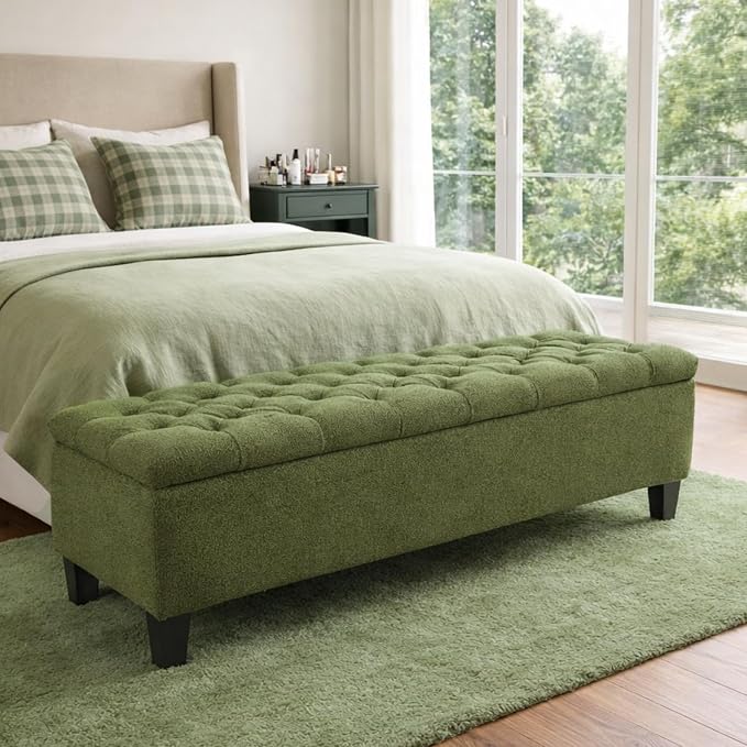 Armless-green 51.2''w