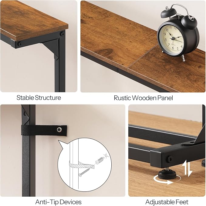 Rustic Brown + Black