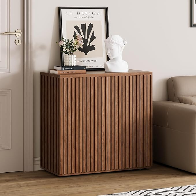Walnut - Fluted
