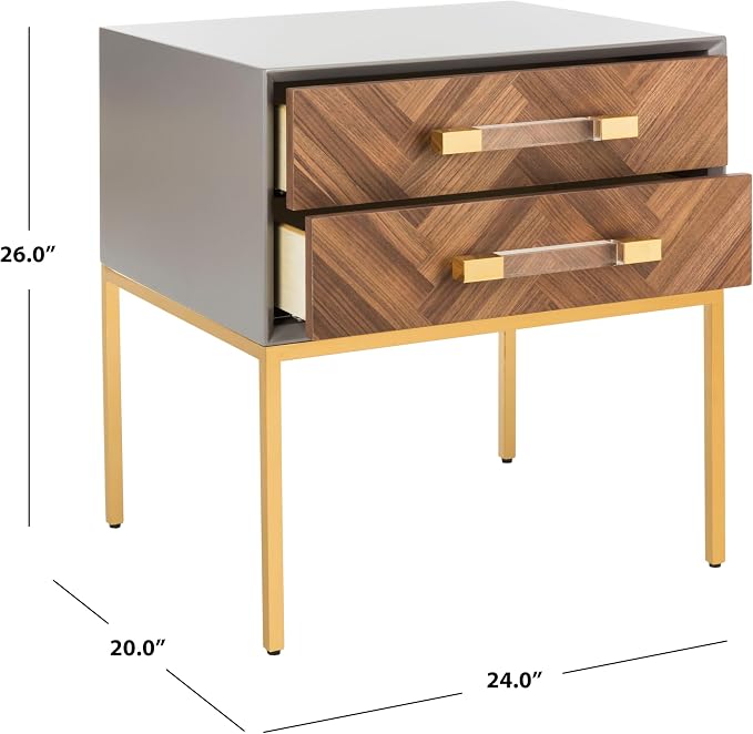 Grey/Walnut
