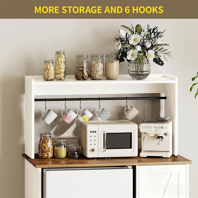 Mini Fridge Cabinet-white