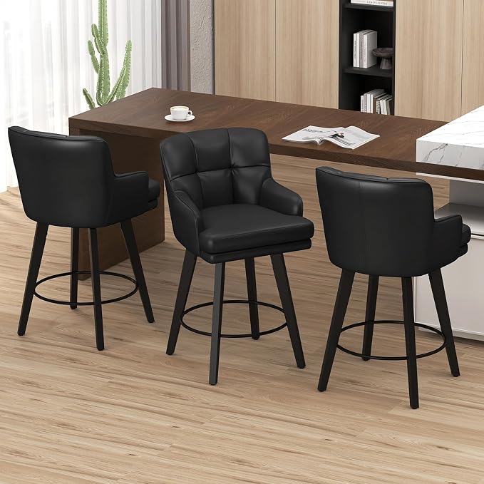 Black- Faux Leather