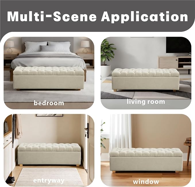 Storage Bench-beige