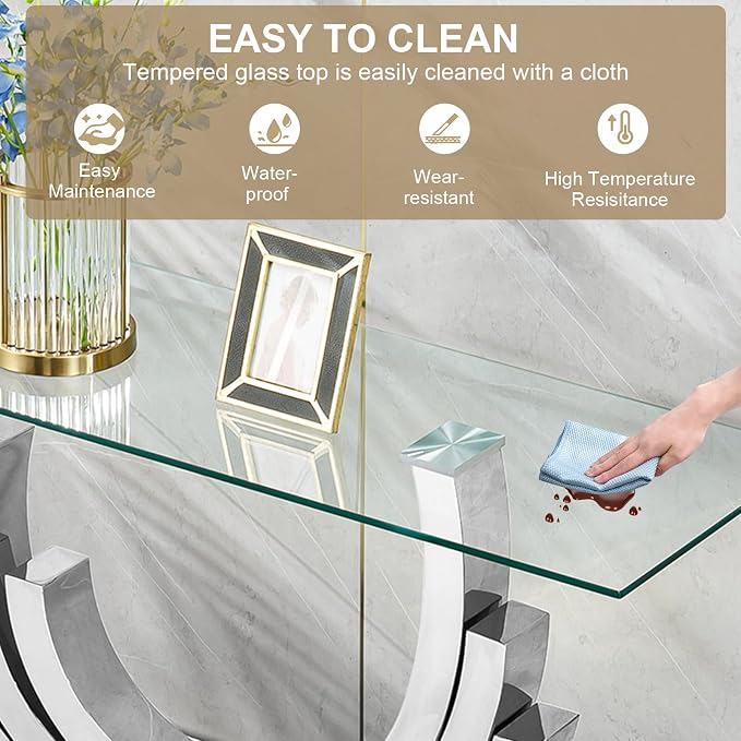 Silver-console Table