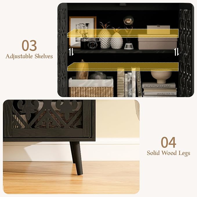 Black Buffet - 2 Pcs