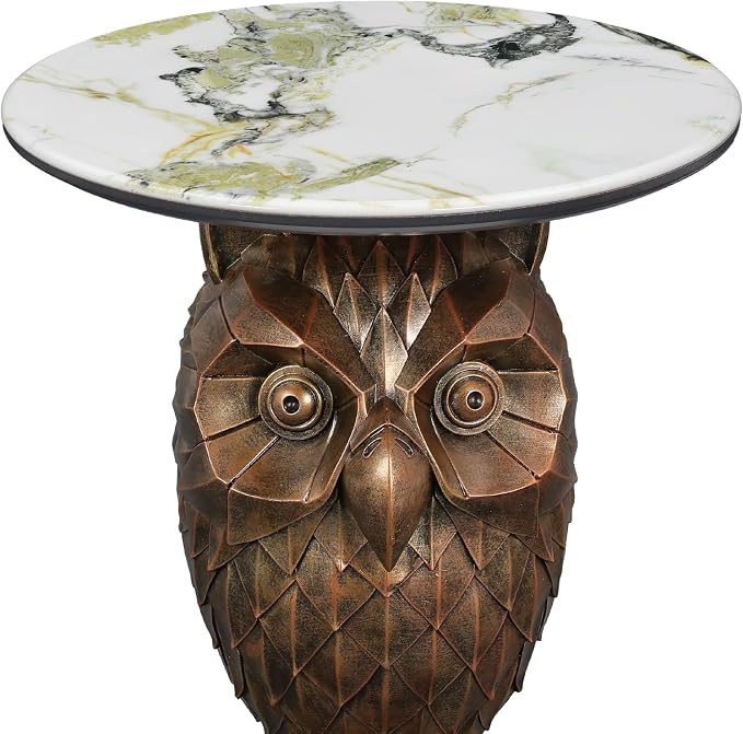 Owl - Geometric Gold