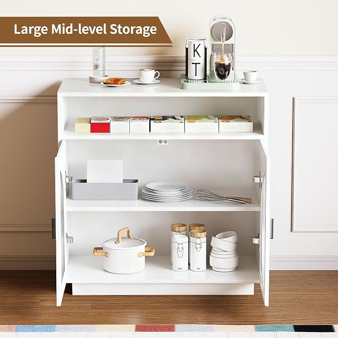 Sideboard W/Compartment_white