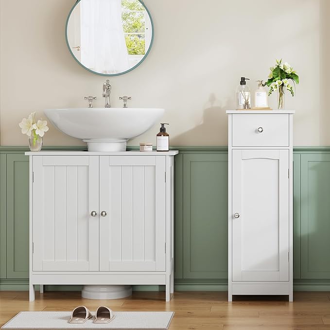 White, 1 Drawers