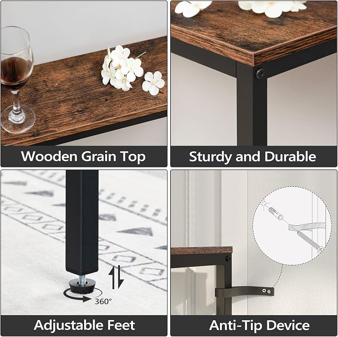 Rustic Brown + Black