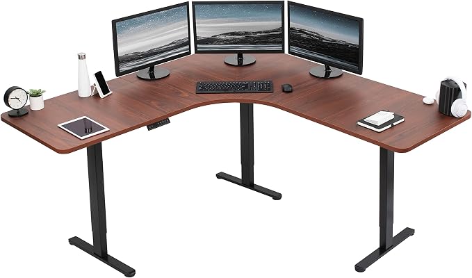 Dark Walnut Top / Black Frame