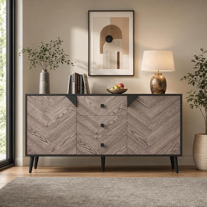 Gray Wood Color+black