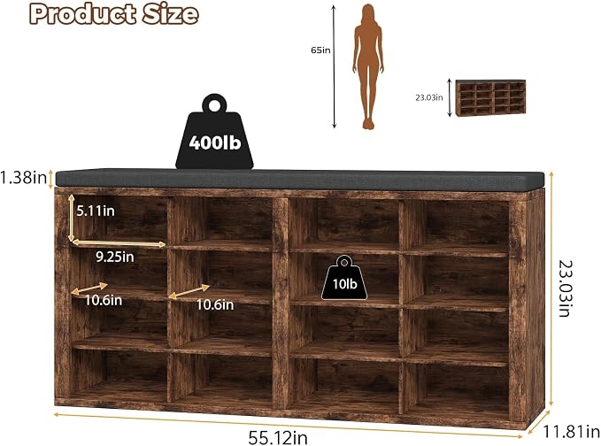 Rustic Brown & Dark Gray