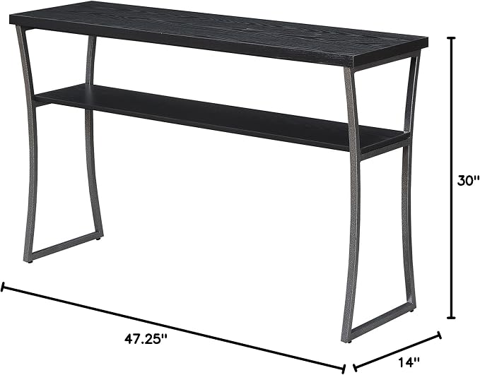 Black Woodgrain / Gray Frame