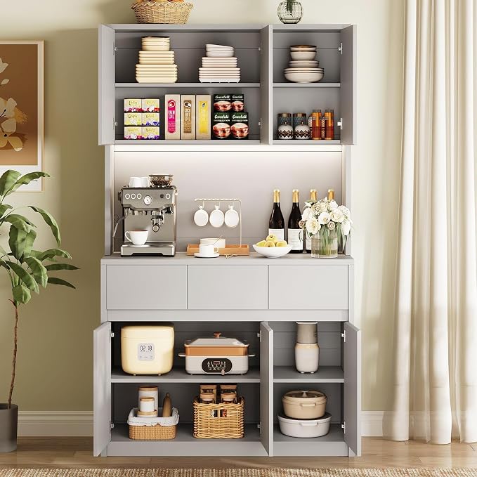 Grey-closed Cabinet