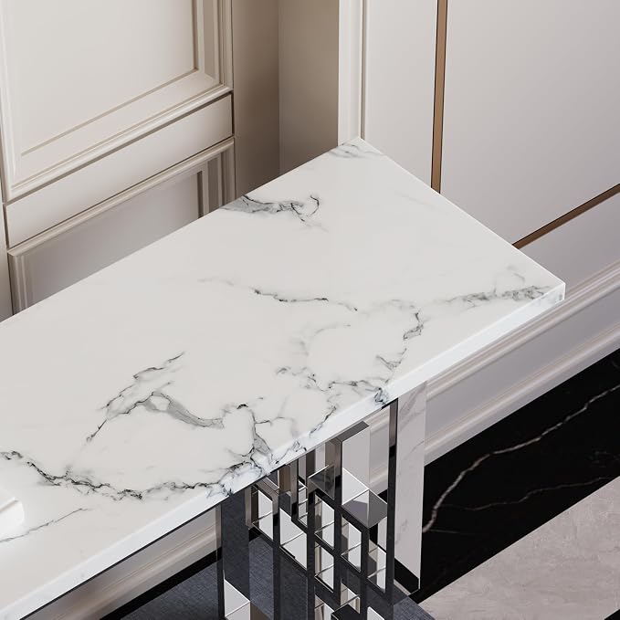 White Top-silver Base