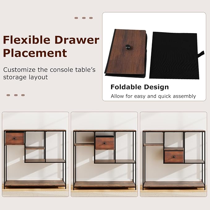 Rustic Brown & Black