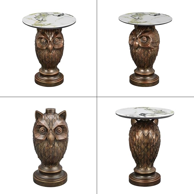 Owl - Geometric Gold