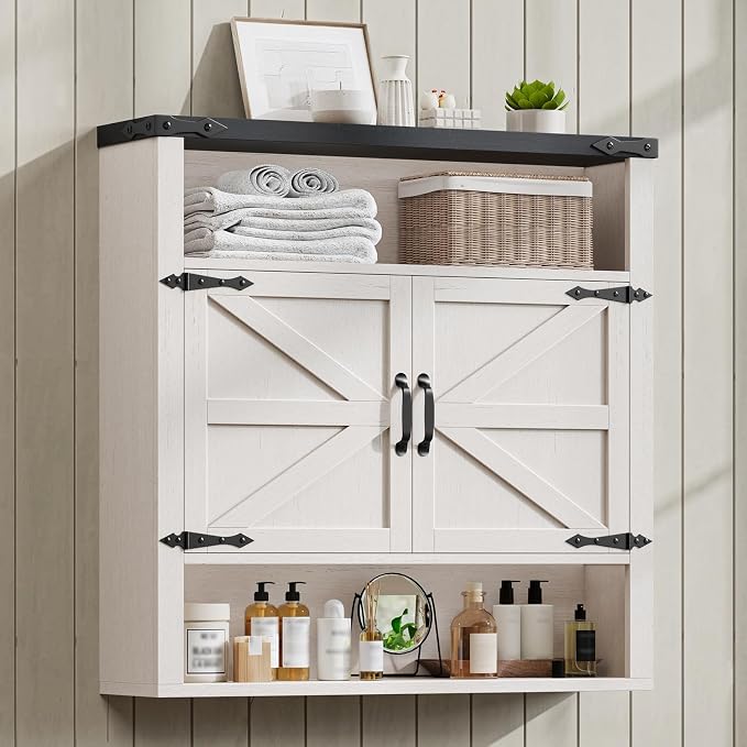Rustic White and Black