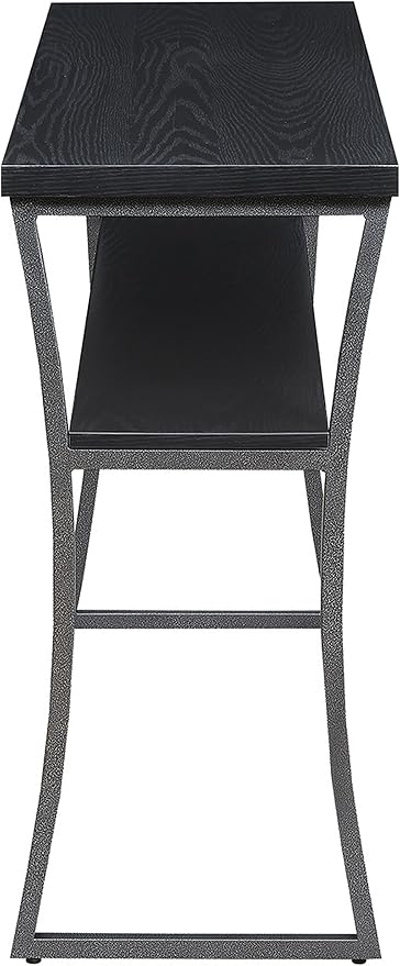 Black Woodgrain / Gray Frame