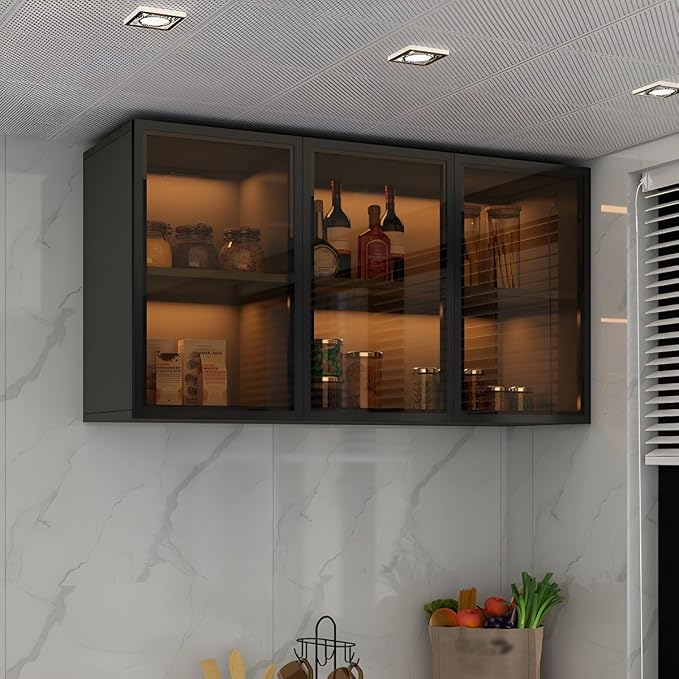 Gray Black Frame-brown Glass