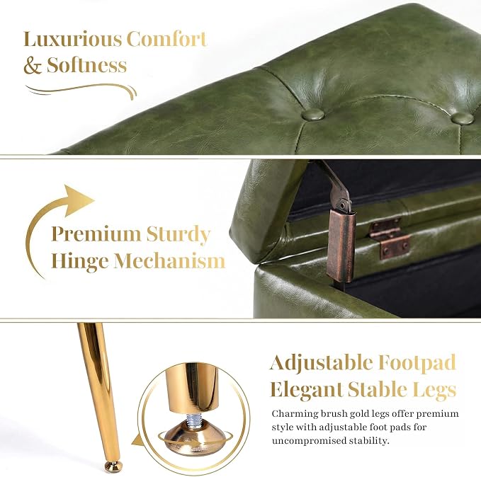Leather Olive Green
