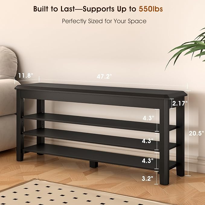 Black-3 Tier(wood)