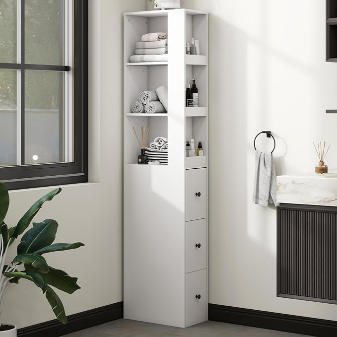 White With Side Rack
